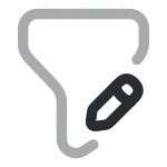 Filter Edit SVG Icon